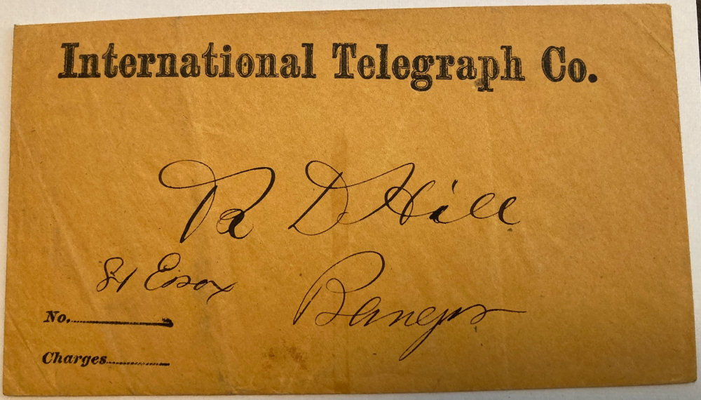 ITC Envelope - 1868