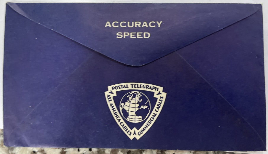 1936 envelope - back