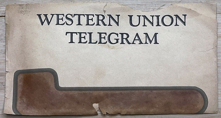 1931 Envelope - front