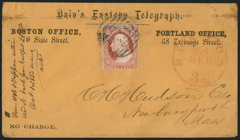 Bain's Eastern Telegraph - 2 offices