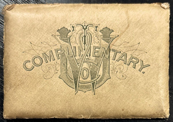 1916 booklet envelope - front