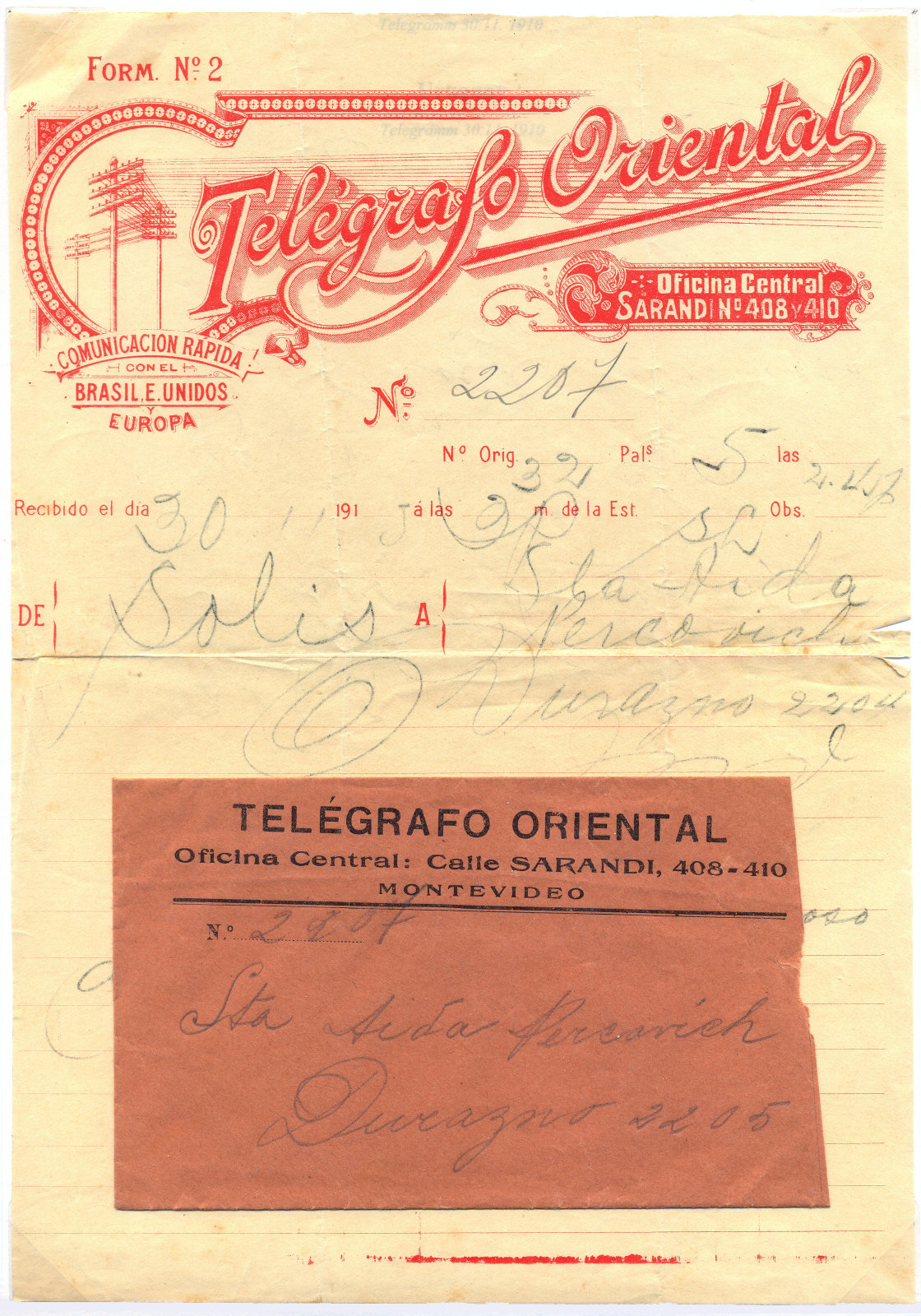 Telegram of 1915