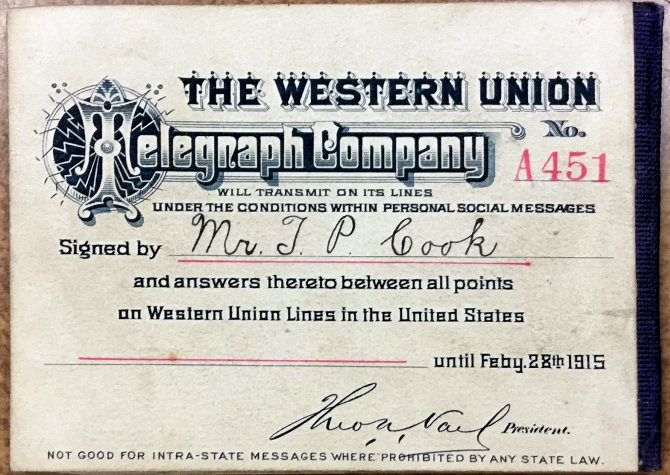 1914 booklet cover - back