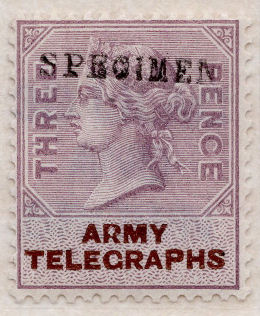 Army Telegraph 3d specimen