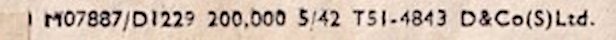 PO Telegraph Form - 24-3-1943 - detail