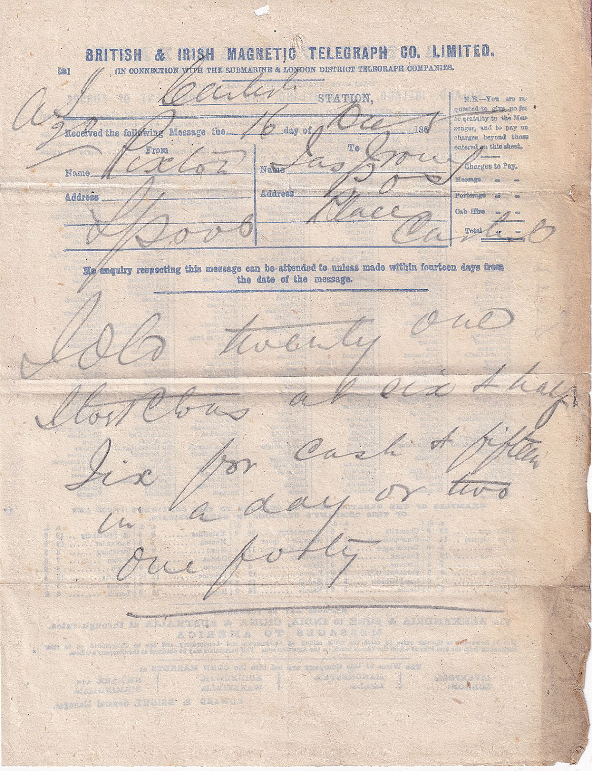 British & Irish Stationery 16-12-68 - front