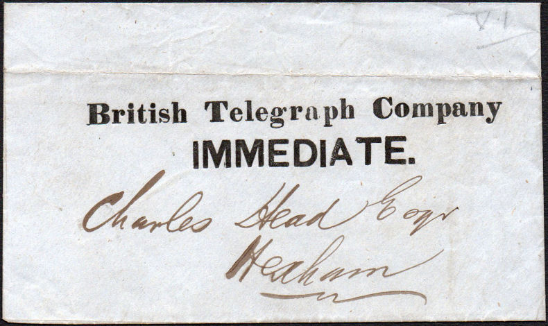 BTC Envelope - 1857 front.