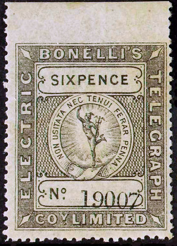 Bonilli's 6d Electric Telegraph 19007