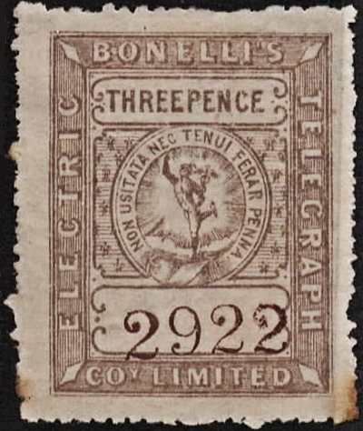 Bonilli's 3d Booklet stamp 2922