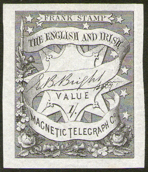 English & Irish Magnetic Telegraph Company 1s.