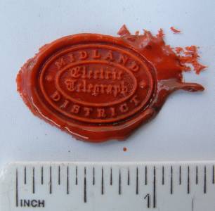 Electric Telegraph Seal.