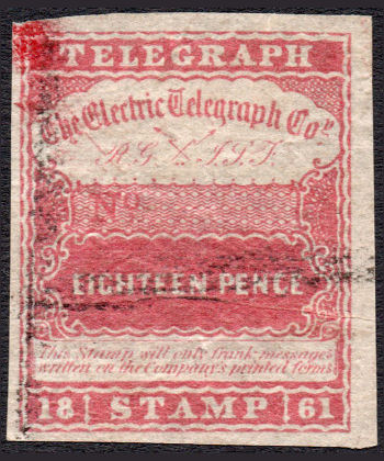 Electric Telegraph Company 1s6d - 2.