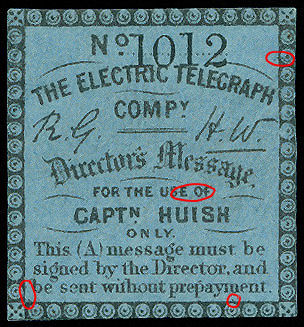 Electric Telegraph Company Directors' Message-1012.