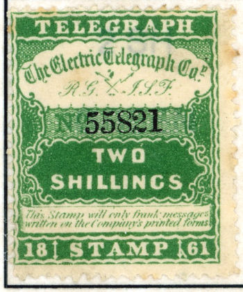 Electric Telegraph Company 2s.