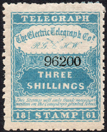 Electric Telegraph Company 3s.