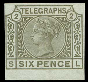 Post Office Telegraph 4d imprimatur
