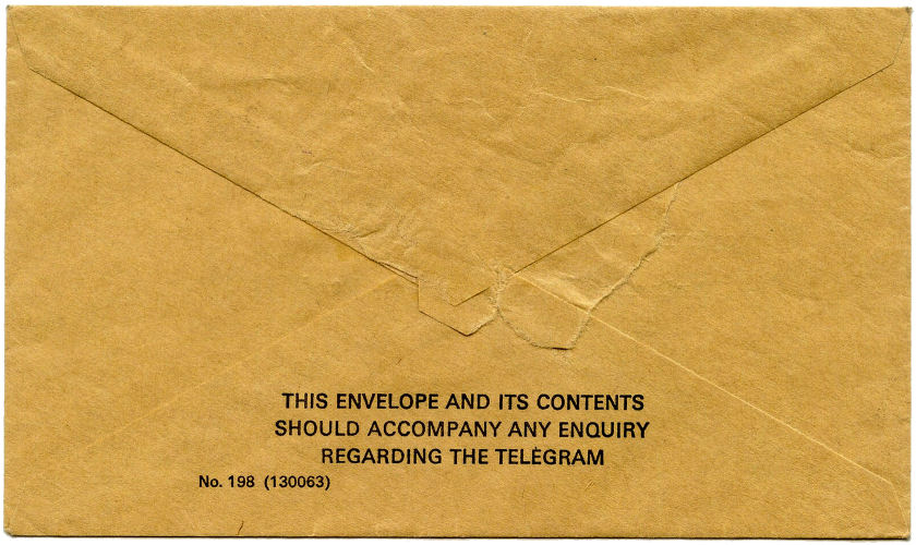 198 - 24-10-1981 envelope - back