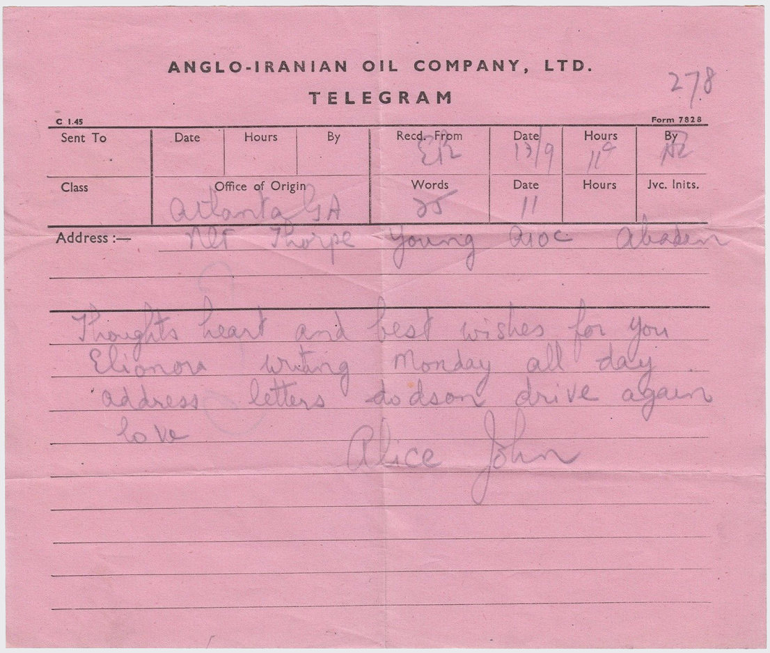 Anglo-Iranian - form 7828