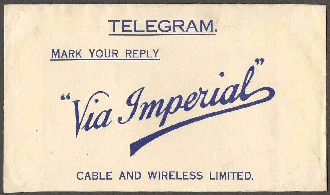 C&W Telegram, 6 May 1940 - back