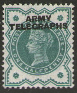 Narrow Army Telegraph ½d