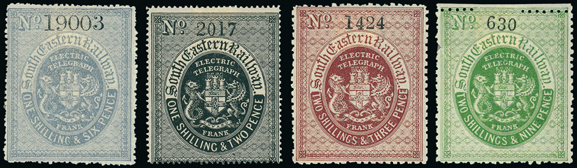SER stamps from Grosvenor sale 21/4/2015
