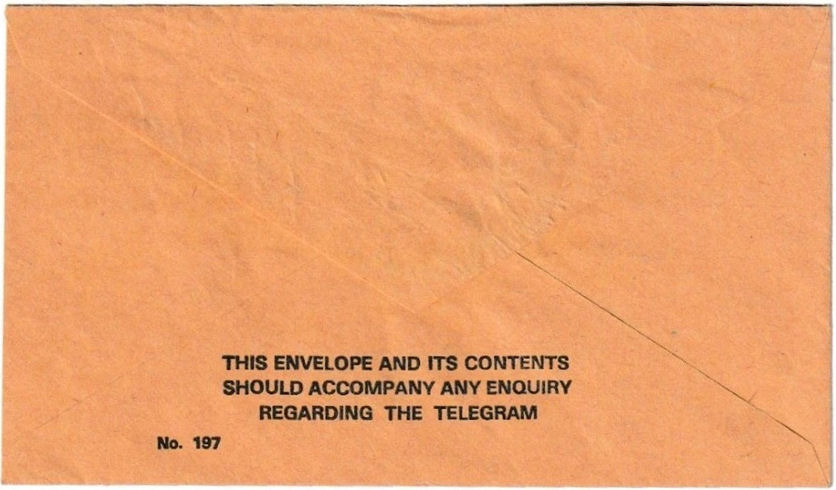 197 - 1980? envelope - back