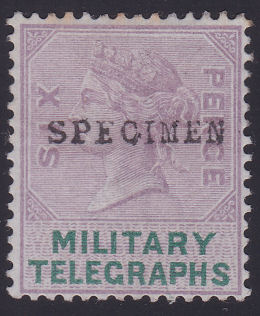 Military Telegram specimen 6d