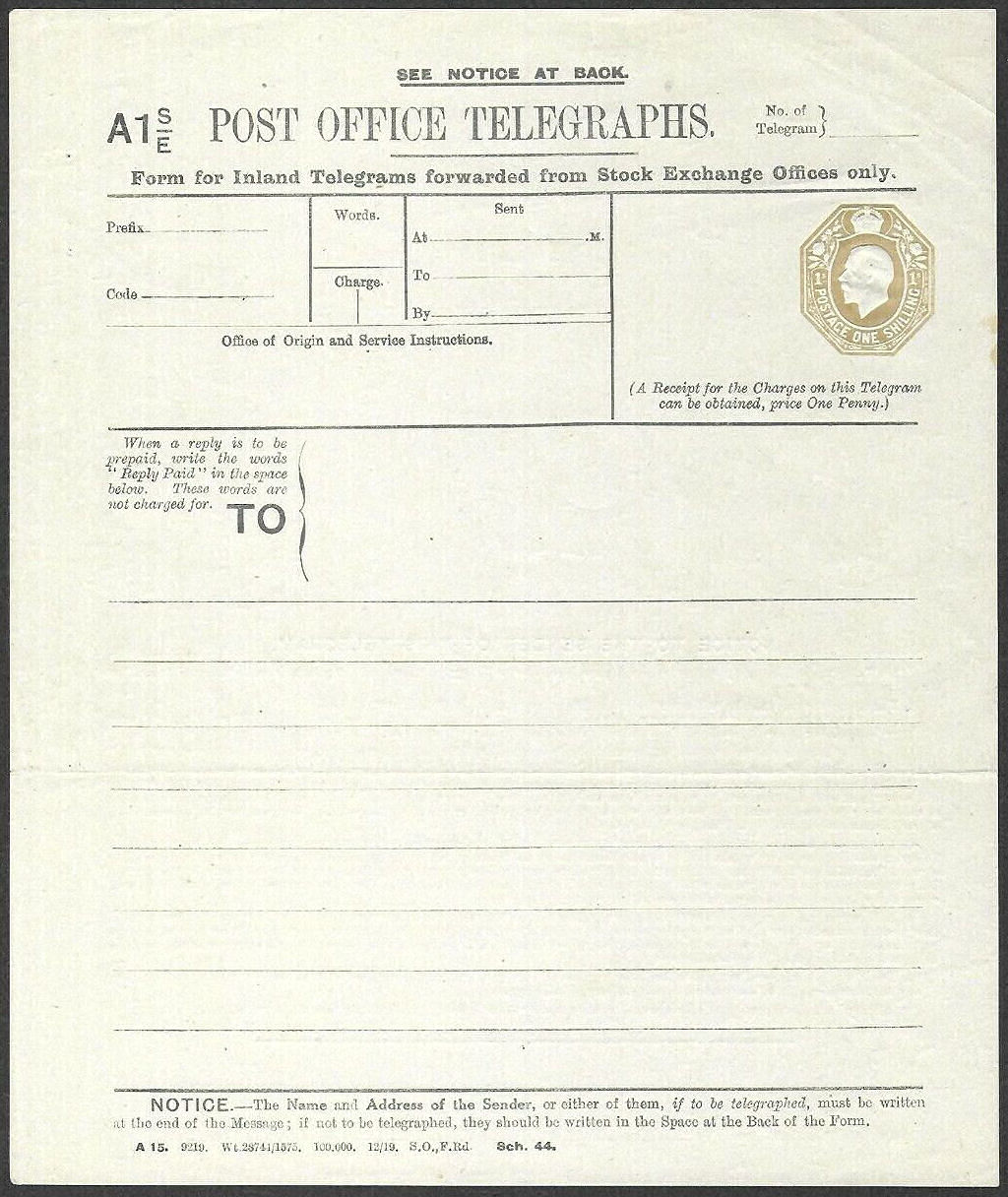 PO form 48a - S.O.,F.Rd. - front
