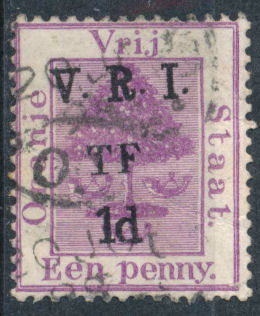 Orange Free State Telegraph 1d on 1d Forgery