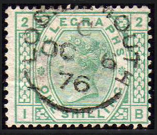Post Office Telegraph 1s plate-2