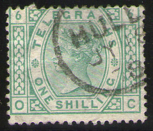 Post Office Telegraph 1s plate-6