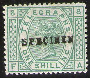 Post Office Telegraph 1s plate-8