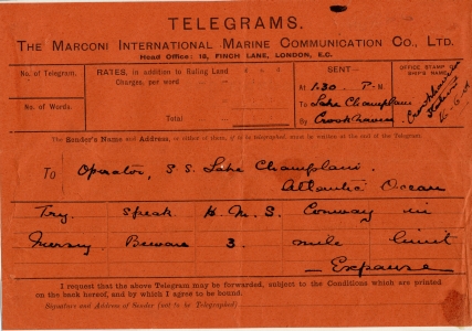 1907 Marconi Sending form