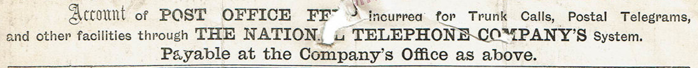 NTC Bill header Oct 1899