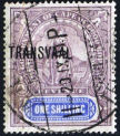 Transvaal overprint on COGH 1s Fiscal.