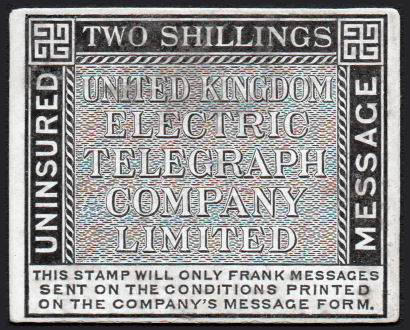 United Kingdom Electric Telegraph 2sProof