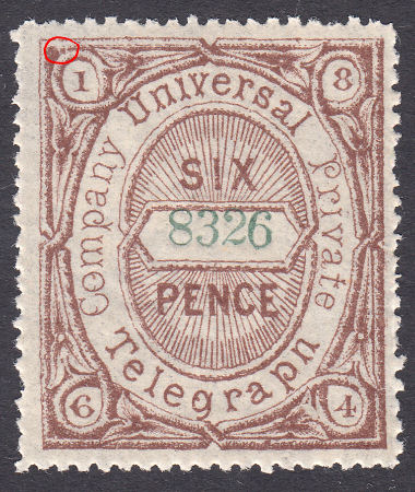 6d stamp 26, black