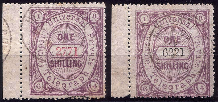 UPT shilling stamps.