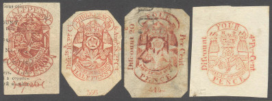Later Newspaper tax stamps
