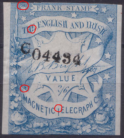 English & Irish Magnetic Telegraph Company I for T on 2s 6d.