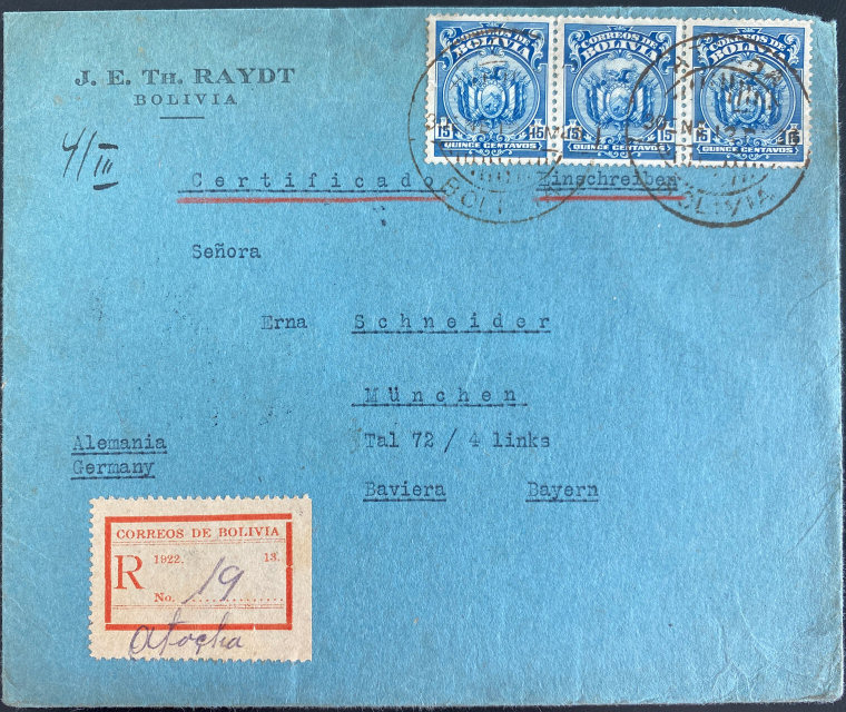 Telegram, 2 March 1926 - front