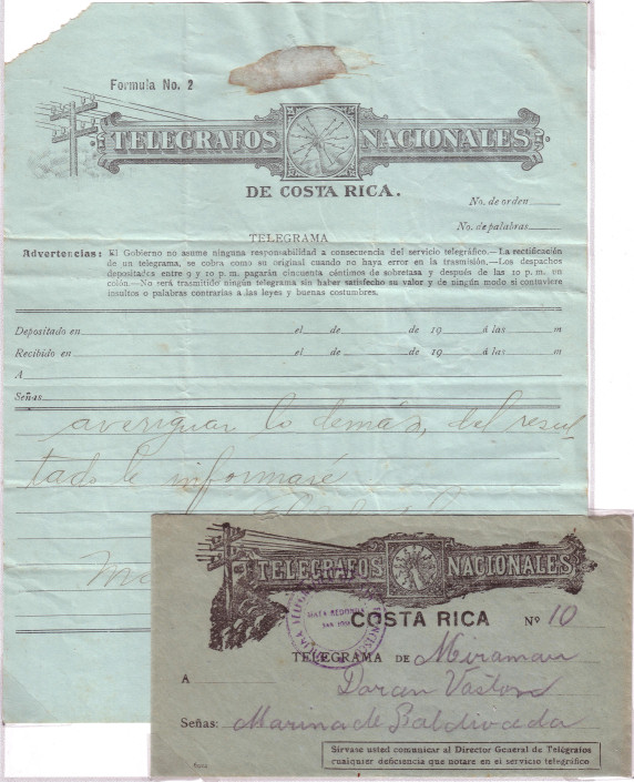 Telegraph Form 2
