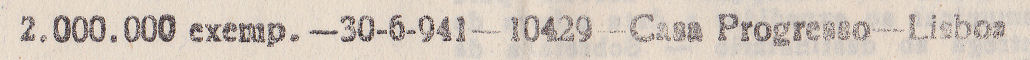 Telegram of 10 January 1951 - imprint