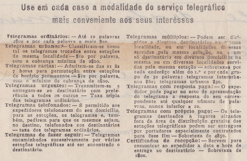 Telegram of 10 January 1951 - information