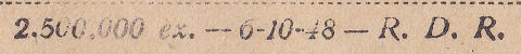 Telegram of 29 December 1948 - imprint