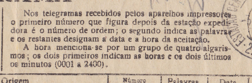 Telegram of 3 September 1944 - detail a