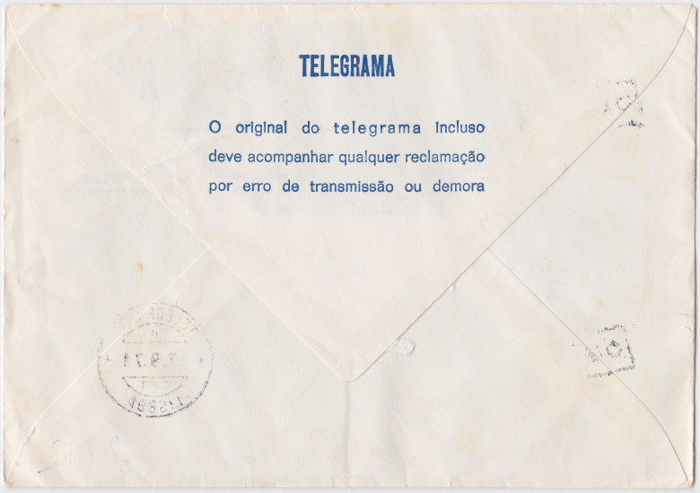 Telegram of 7 September 1971 - back