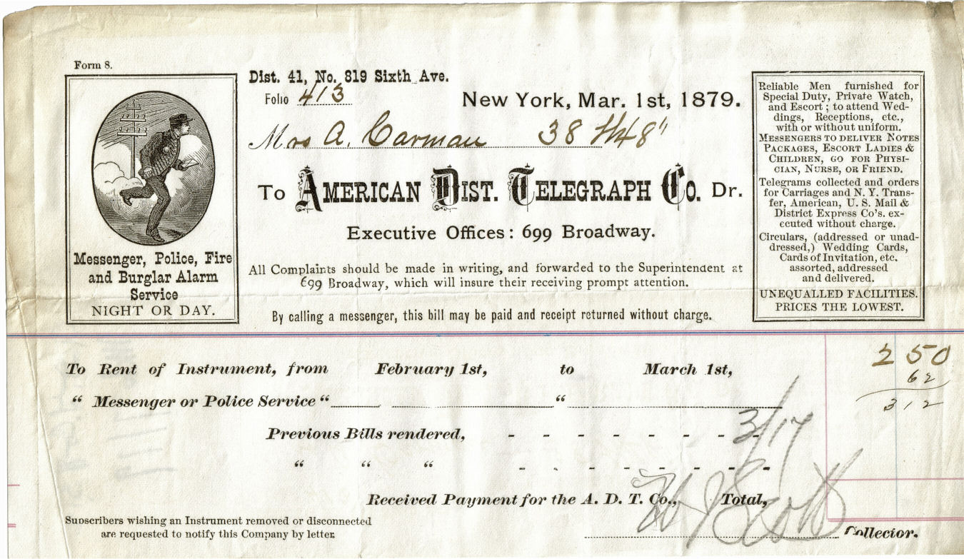 1879 New York bill