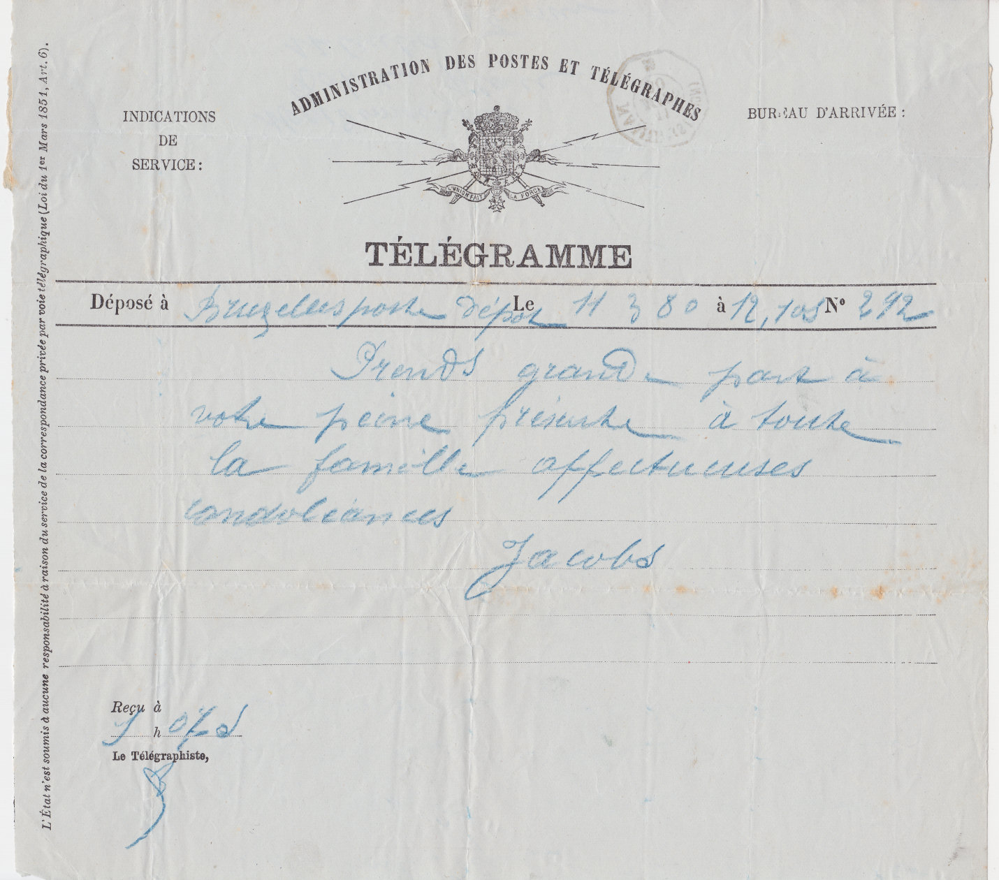 Telegram - 1880