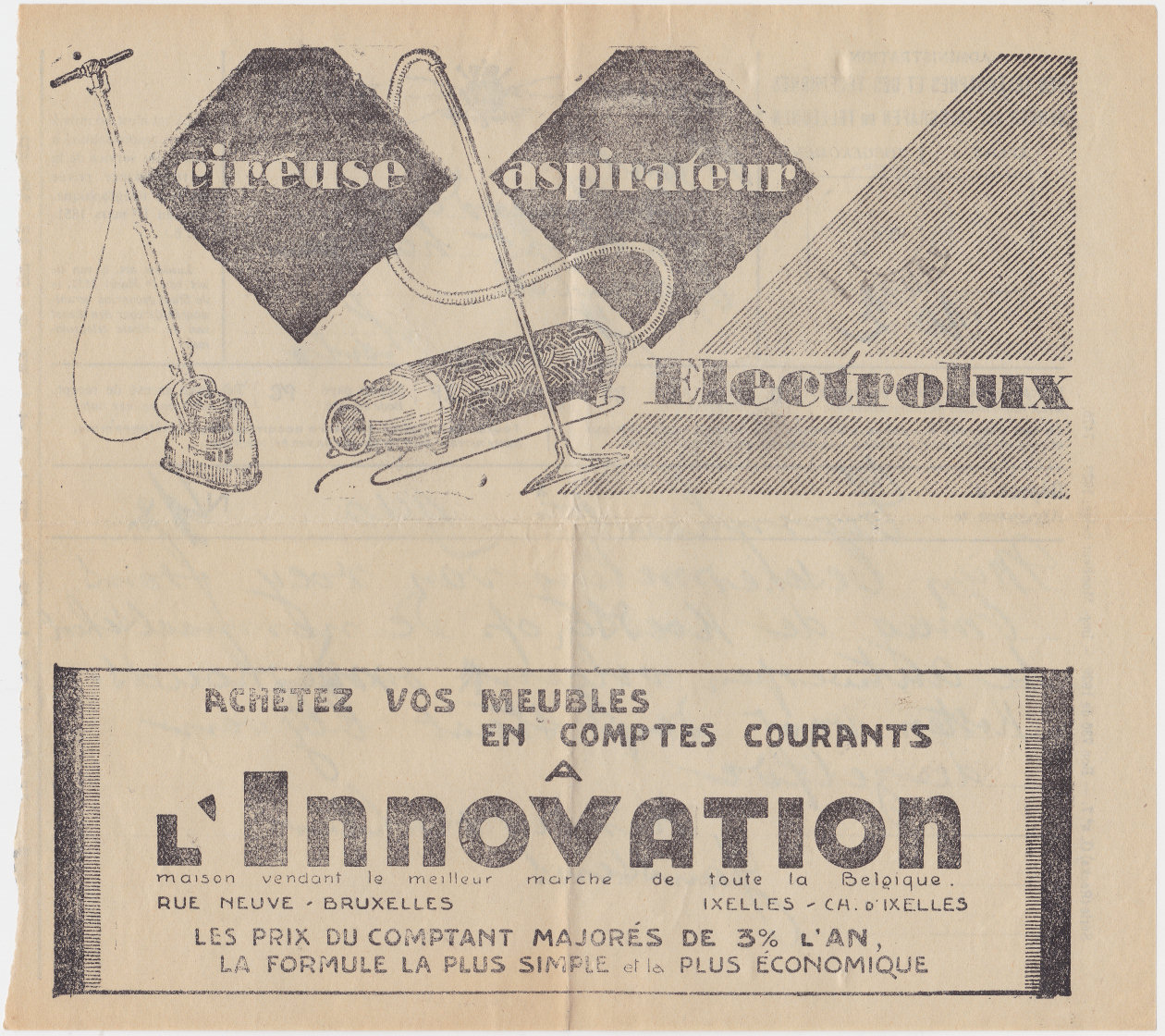 Telegram - 1929, used 1934 - back